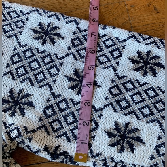 Alfred Dunner Navy Sweater Geometric Print - Picture 8 of 11